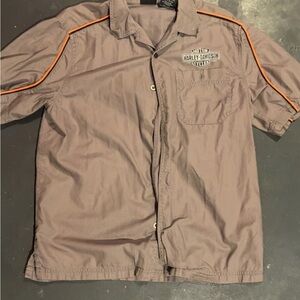 Harley-Davidson Gray Shirt with Black Logo